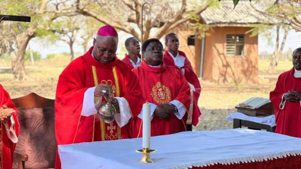 Archbishop Ignatius Kaigama of Abuja, Nigeria, is seen Dec. 12, 2024, photograph at Sacred Heart Seminary in Gwagwalada, a suburb of Abuja. The archbishop expressed deep sorrow at the death of several people at one of the church's Christmas charity events, as separate December food distribution events left 67 people dead.Ten people were killed Dec. 21 in a tragic weekend stampede at Holy Trinity Catholic Church, an upscale district of Abuja. More than 1,000 people were evacuated from the church. (OSV News/courtesy Archdiocese of Abuja)